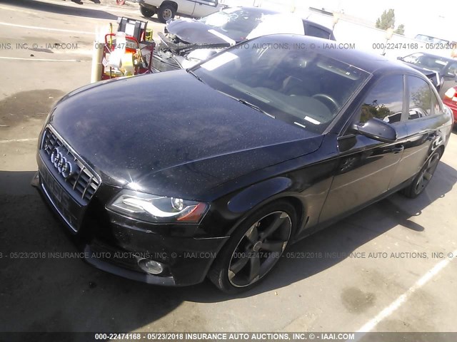 WAUEFAFL6BN041649 - 2011 AUDI A4 PREMIUM PLUS BLACK photo 2