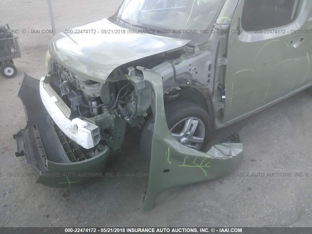 JN8AZ28R89T122968 - 2009 NISSAN CUBE S/SL GREEN photo 6