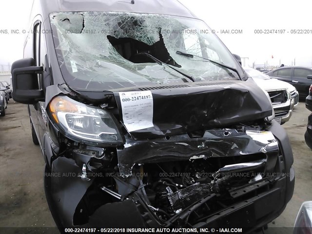 3C6TRVDG5JE106077 - 2018 RAM PROMASTER 2500 2500 HIGH BLACK photo 6