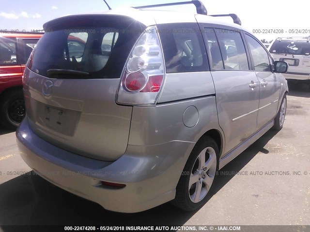 JM1CR293970143129 - 2007 MAZDA 5 SILVER photo 4