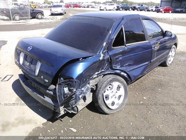 3N1CB51D36L602900 - 2006 NISSAN SENTRA 1.8/1.8S BLUE photo 4