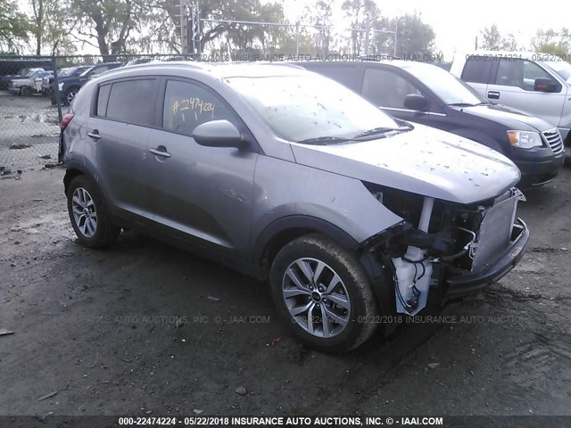 KNDPB3AC4G7867292 - 2016 KIA SPORTAGE LX GRAY photo 1