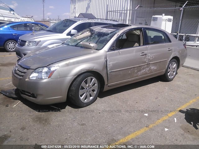 4T1BK36B37U251008 - 2007 TOYOTA AVALON XL/XLS/TOURING/LIMITED BEIGE photo 2