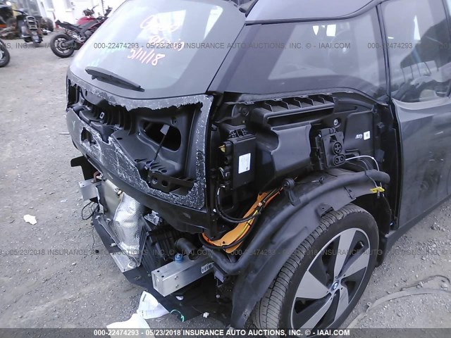 WBY1Z8C35HV891091 - 2017 BMW I3 REX BLACK photo 6