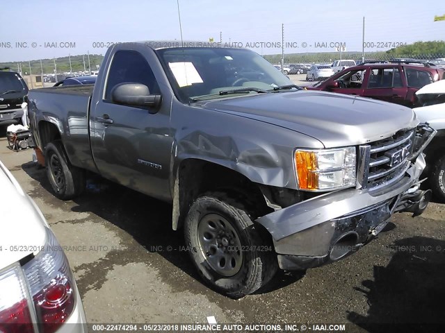 1GTN2TE06DZ327949 - 2013 GMC SIERRA K1500 GRAY photo 1