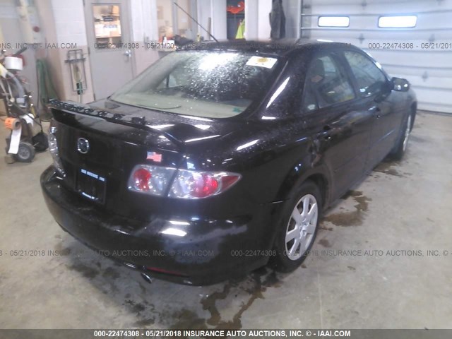 1YVHP80C865M15144 - 2006 MAZDA 6 I Чорний фото 4