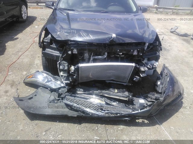 1G11J5SX3DF230250 - 2013 CHEVROLET MALIBU LTZ შავი ფოტო 6