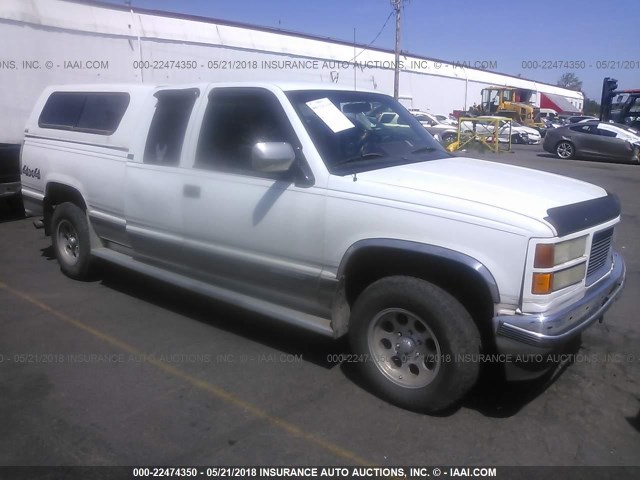 2GTEK19KXR1592115 - 1994 GMC SIERRA K1500 WHITE photo 1