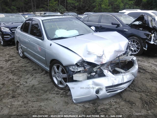 3N1AB51D74L733705 - 2004 NISSAN SENTRA SE-R SPEC V SILVER photo 1