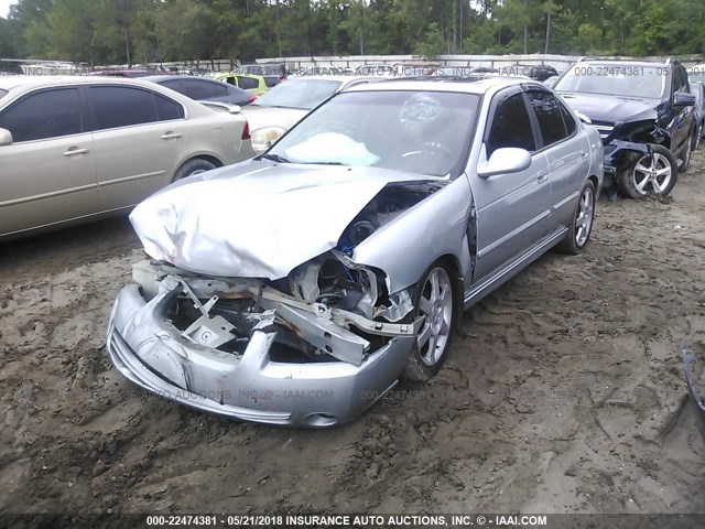 3N1AB51D74L733705 - 2004 NISSAN SENTRA SE-R SPEC V SILVER photo 2