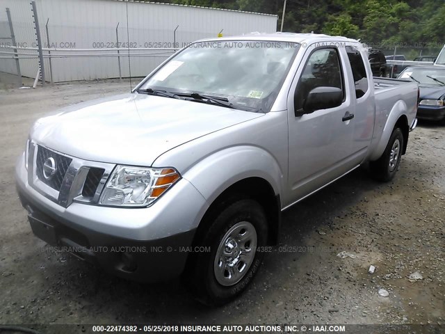 1N6BD0CT4GN766231 - 2016 NISSAN FRONTIER S/SV SILVER photo 2