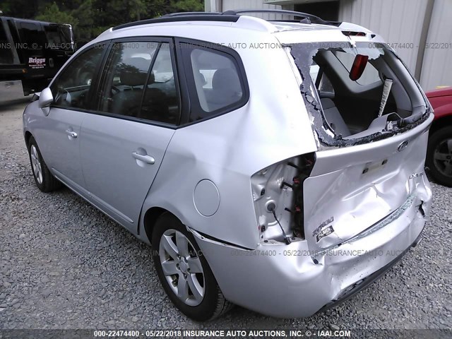 KNAFG526X77080345 - 2007 KIA RONDO LX/EX SILVER photo 3