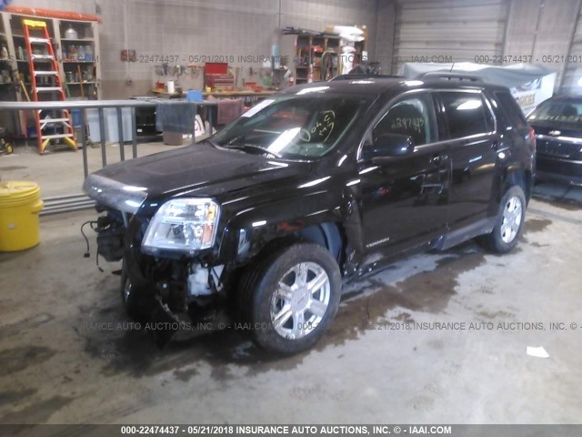 2GKFLWEKXE6283752 - 2014 GMC TERRAIN SLE BLACK photo 2