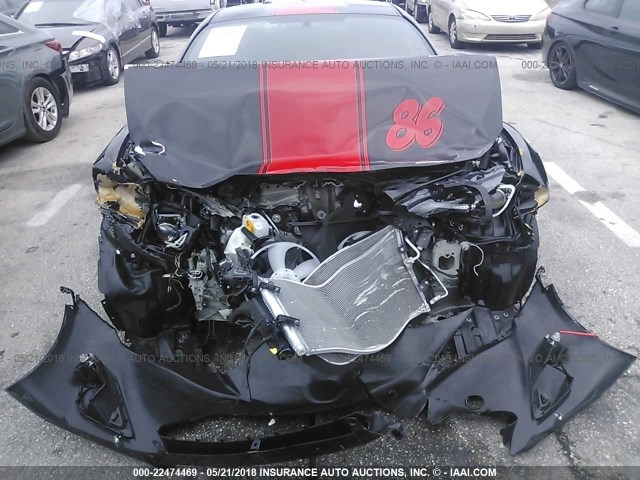 JF1ZNAA1XG9705227 - 2016 TOYOTA SCION FR-S BLACK photo 6