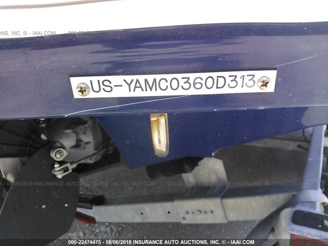 YAMC0360D313 - 2013 YAMAHA OTHER  BLUE photo 9