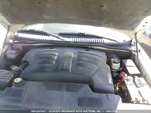5LMEU88H85ZJ29098 - 2005 LINCOLN AVIATOR 白色 照片 10