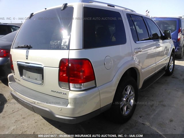 5LMEU88H85ZJ29098 - 2005 LINCOLN AVIATOR 白色 照片 4
