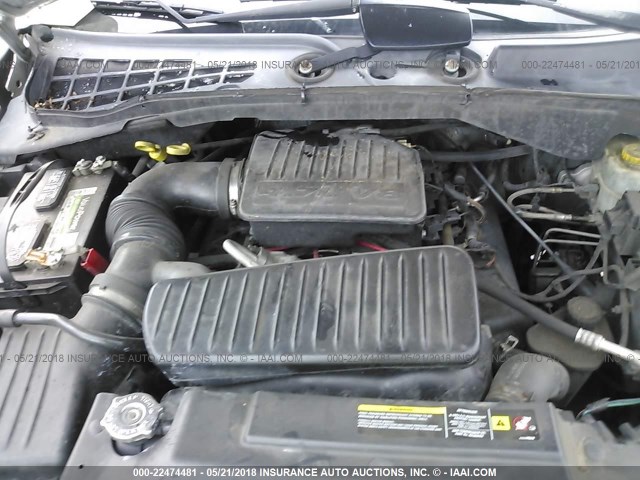 1A8HX58P97F528603 - 2007 CHRYSLER ASPEN LIMITED SILVER photo 10