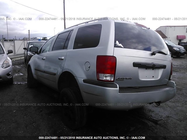 1A8HX58P97F528603 - 2007 CHRYSLER ASPEN LIMITED SILVER photo 3