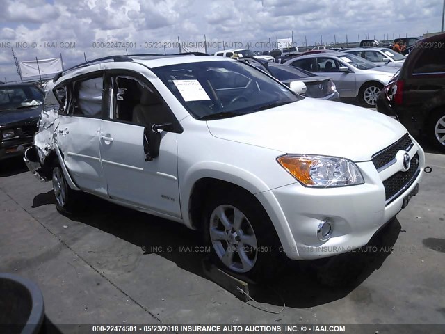 2T3YK4DV0CW015205 - 2012 TOYOTA RAV4 LIMITED WHITE photo 1