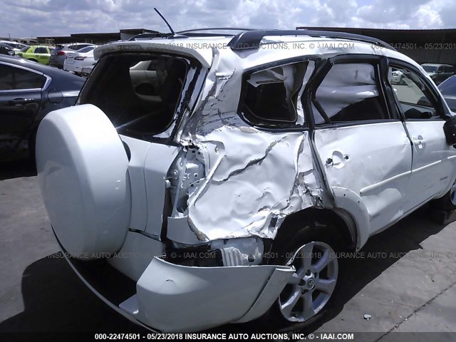 2T3YK4DV0CW015205 - 2012 TOYOTA RAV4 LIMITED WHITE photo 6