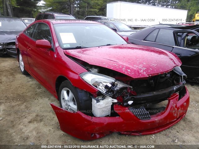 4T1CA38P95U045463 - 2005 TOYOTA CAMRY SOLARA SE/SLE RED photo 1