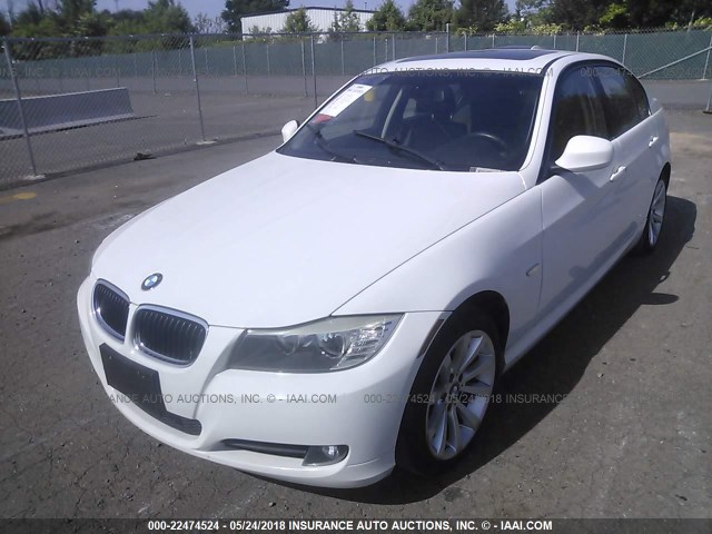 WBAPH53589A436952 - 2009 BMW 328 I SULEV WHITE photo 2