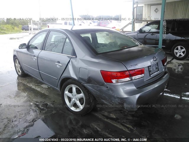 5NPEU46FX6H027540 - 2006 HYUNDAI SONATA GLS/LX GRAY photo 6