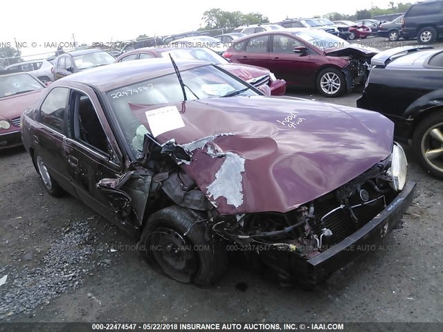 4T1BG28KXYU944183 - 2000 TOYOTA CAMRY CE/LE/XLE MAROON photo 1