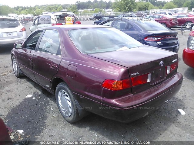 4T1BG28KXYU944183 - 2000 TOYOTA CAMRY CE/LE/XLE MAROON photo 3