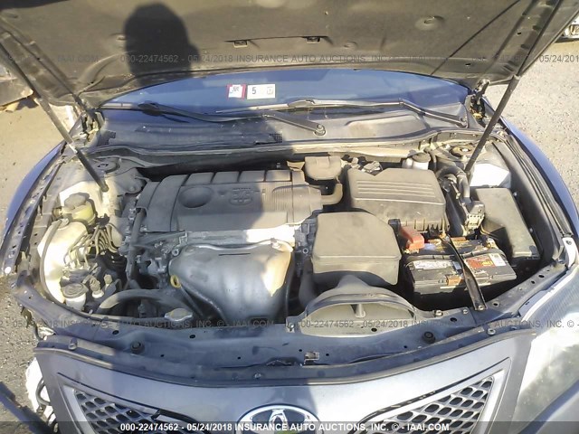 4T1BF3EK2BU203224 - 2011 TOYOTA CAMRY SE/LE/XLE GRAY photo 10
