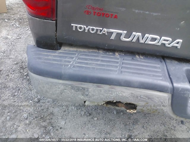 5TBRT34165S458013 - 2005 TOYOTA TUNDRA ACCESS CAB SR5 GRAY photo 6