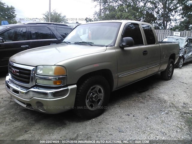 2GTEC19V141266820 - 2004 GMC NEW SIERRA C1500 GOLD photo 2