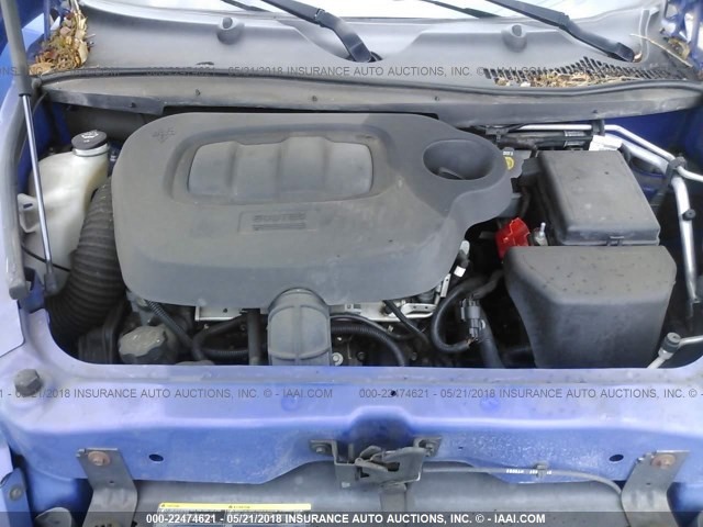 3GNDA33D98S650777 - 2008 CHEVROLET HHR LS BLUE photo 10