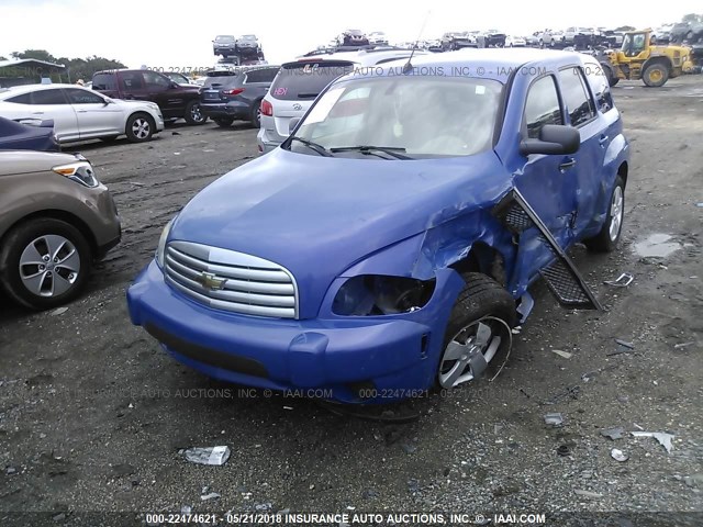 3GNDA33D98S650777 - 2008 CHEVROLET HHR LS BLUE photo 2