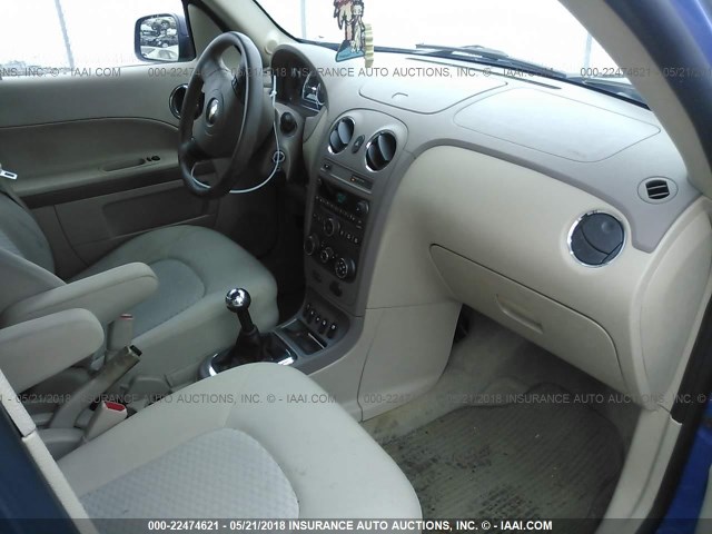 3GNDA33D98S650777 - 2008 CHEVROLET HHR LS BLUE photo 5