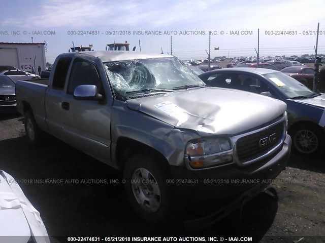 1GTEK19T31Z213508 - 2001 GMC NEW SIERRA K1500 GRAY photo 1