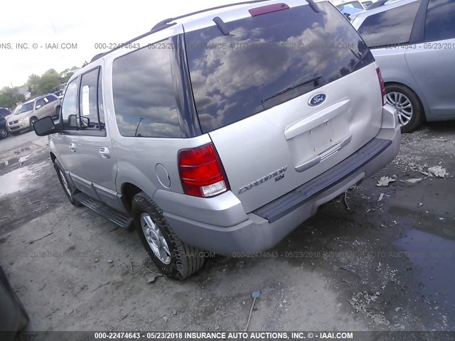 1FMPU16WX3LB65363 - 2003 FORD EXPEDITION XLT SILVER photo 3