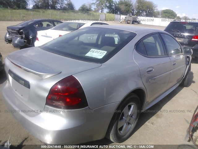 2G2WP582X71159149 - 2007 PONTIAC GRAND PRIX SILVER photo 4