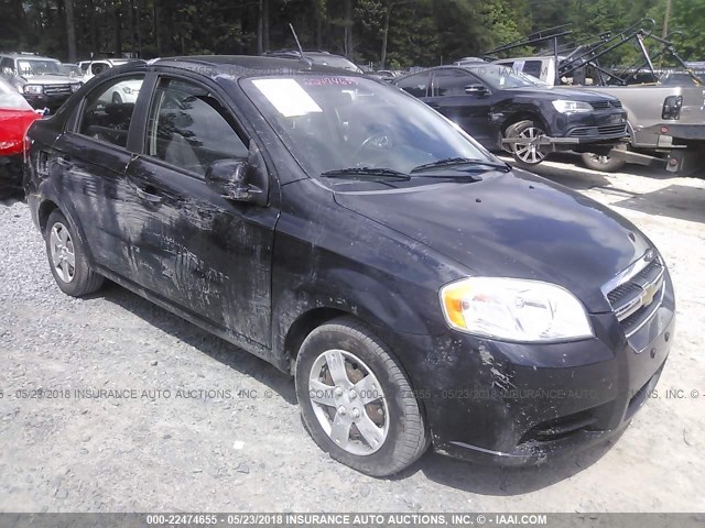 KL1TD5DE4AB067296 - 2010 CHEVROLET AVEO LS/LT 黑色 照片 1