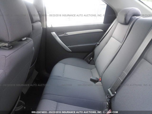 KL1TD5DE4AB067296 - 2010 CHEVROLET AVEO LS/LT 黑色 照片 8