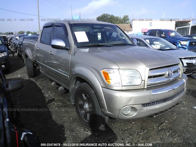 5TBET34144S455091 - 2004 TOYOTA TUNDRA DOUBLE CAB SR5 金色 照片 1
