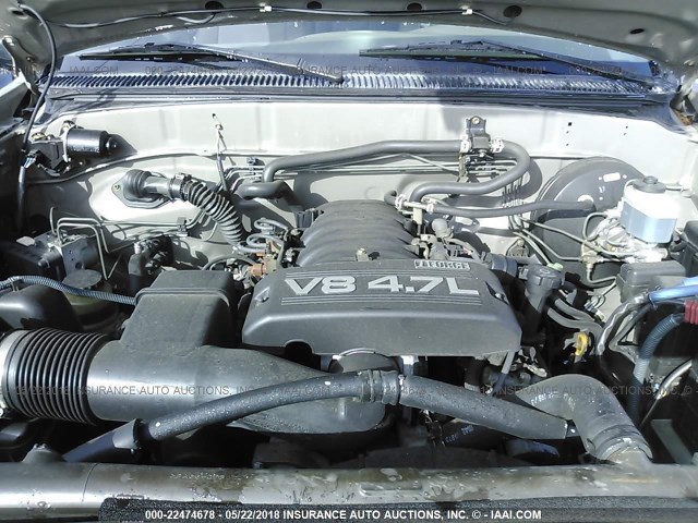 5TBET34144S455091 - 2004 TOYOTA TUNDRA DOUBLE CAB SR5 金色 照片 10