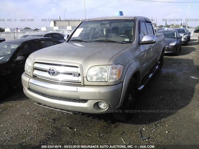 5TBET34144S455091 - 2004 TOYOTA TUNDRA DOUBLE CAB SR5 金色 照片 2