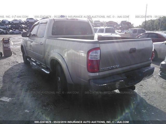 5TBET34144S455091 - 2004 TOYOTA TUNDRA DOUBLE CAB SR5 金色 照片 3