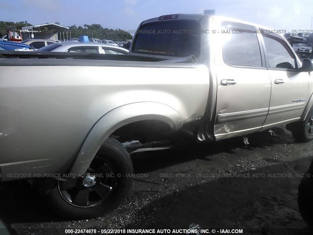 5TBET34144S455091 - 2004 TOYOTA TUNDRA DOUBLE CAB SR5 金色 照片 6