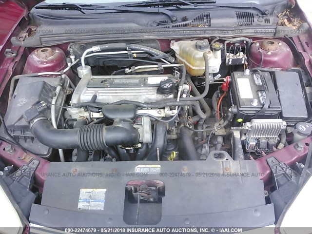 1G1ZS51F66F277574 - 2006 CHEVROLET MALIBU LS წითელი ფოტო 10