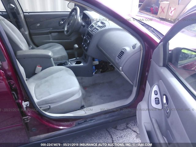 1G1ZS51F66F277574 - 2006 CHEVROLET MALIBU LS წითელი ფოტო 5