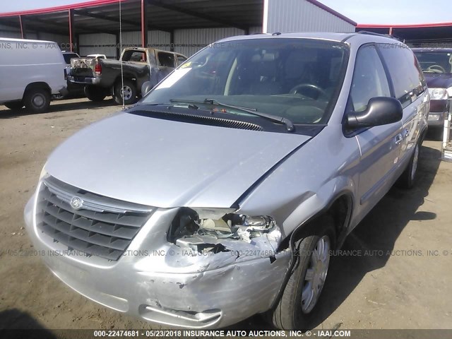 2A4GP54LX6R877485 - 2006 CHRYSLER TOWN & COUNTRY TOURING SILVER photo 6