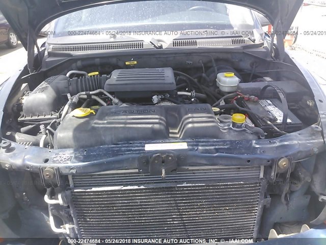 1B4HS58N72F141543 - 2002 DODGE DURANGO SLT PLUS BLUE photo 10